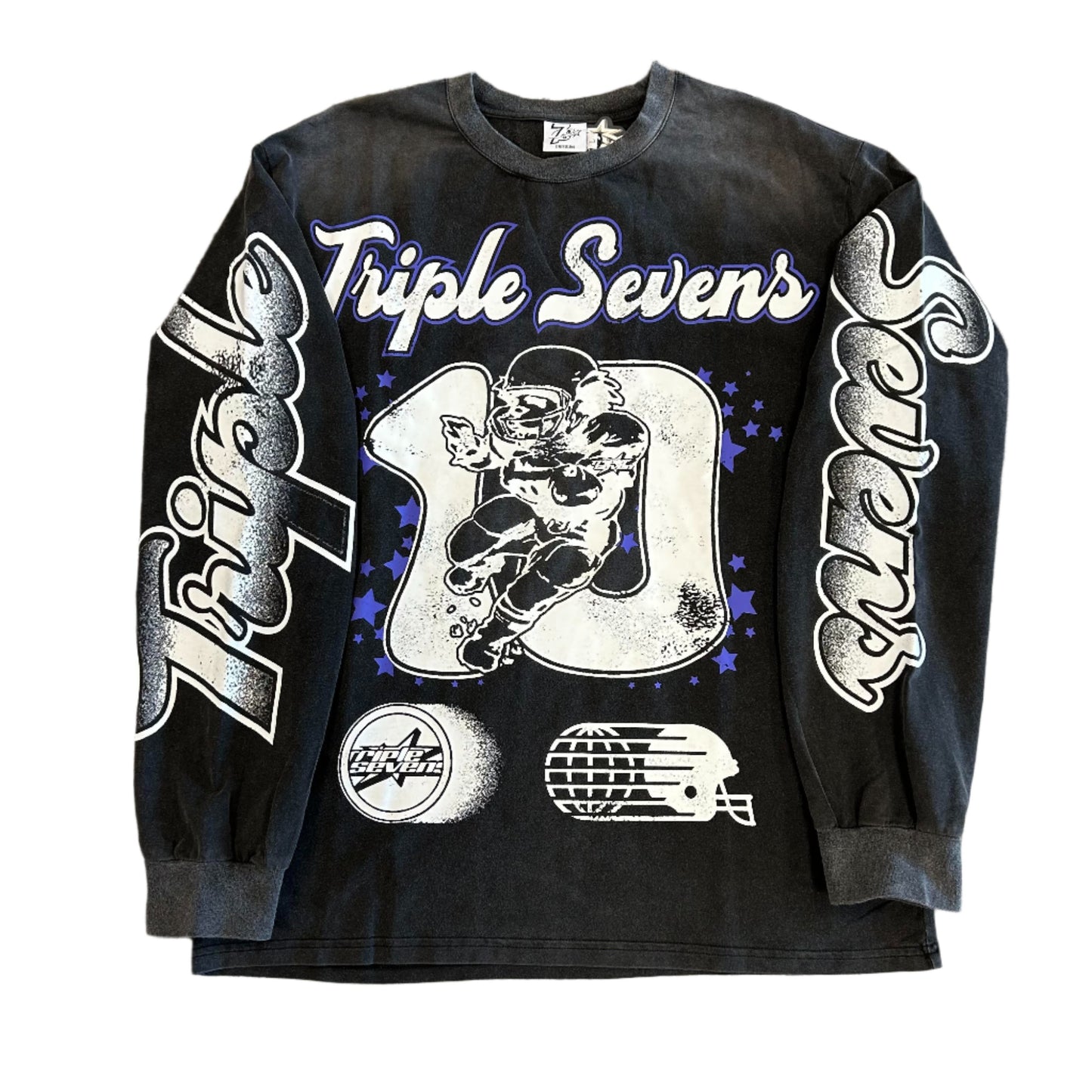 Triple Seven All Star L/S Black