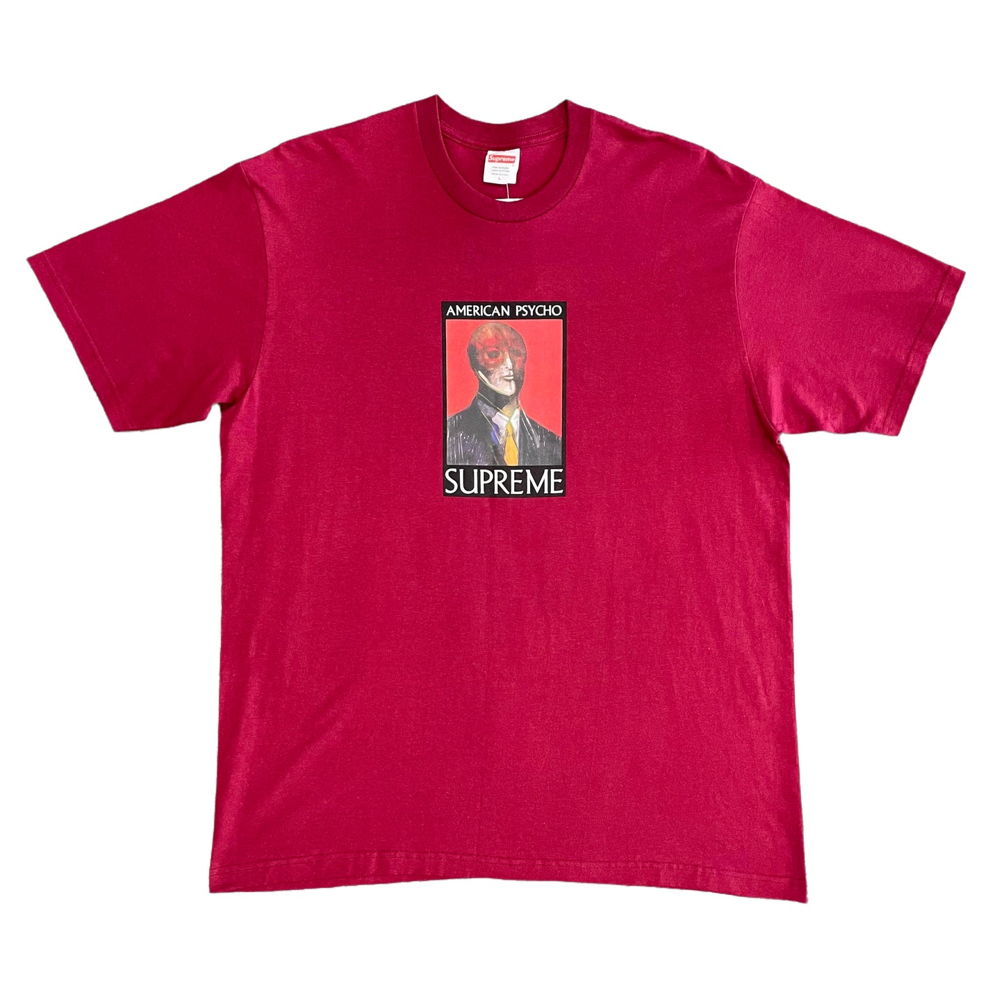 Supreme American Psycho Tee Shirt Cardinal