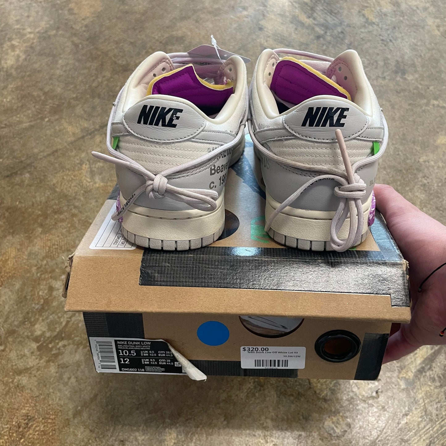 Nike Dunk Low Off White Lot 03