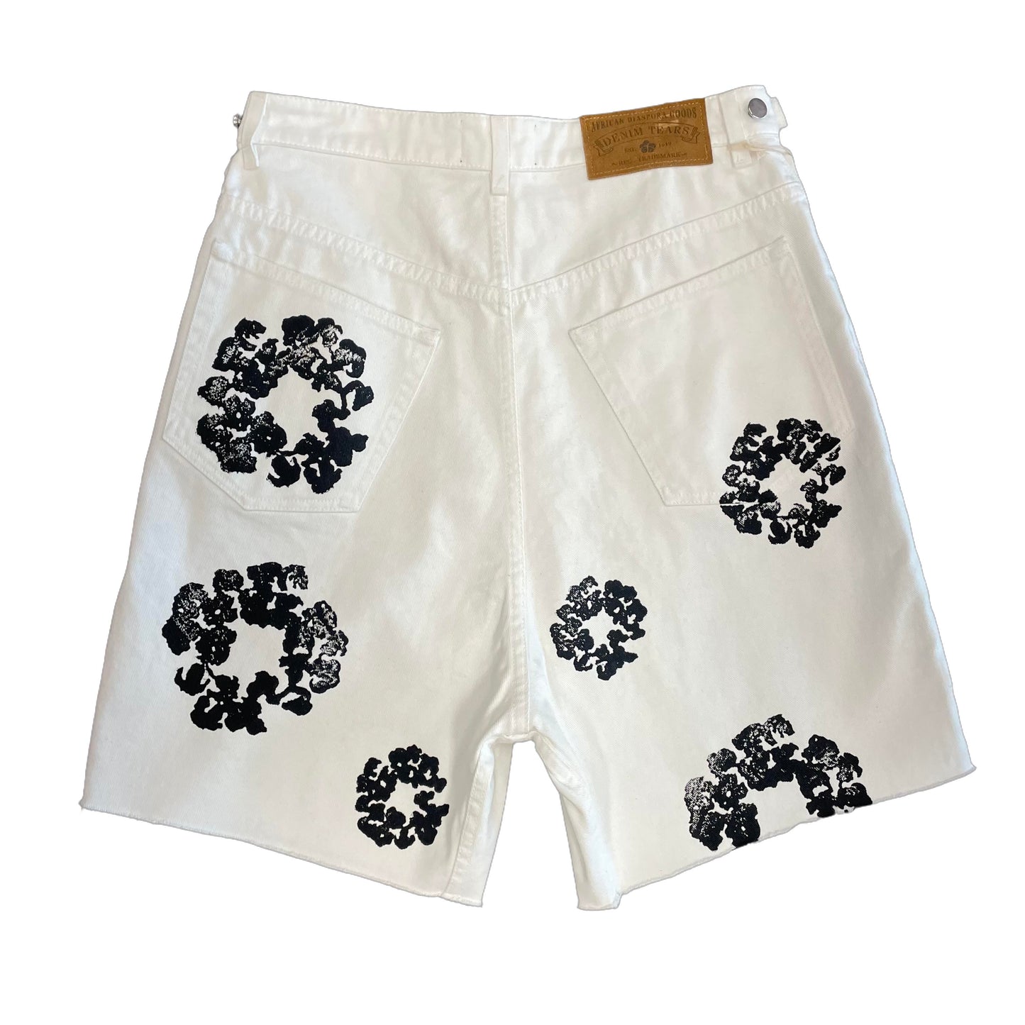 Denim Tears Cotton Wreath Jean Short White