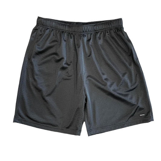 Supreme Black Small Box Baggy Mesh Short