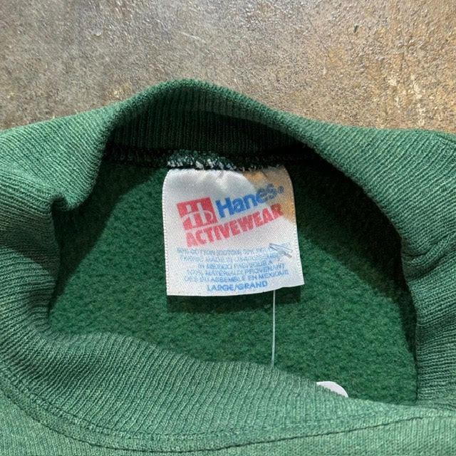 Faded Green Atlanta 1996 Embroidered Crew