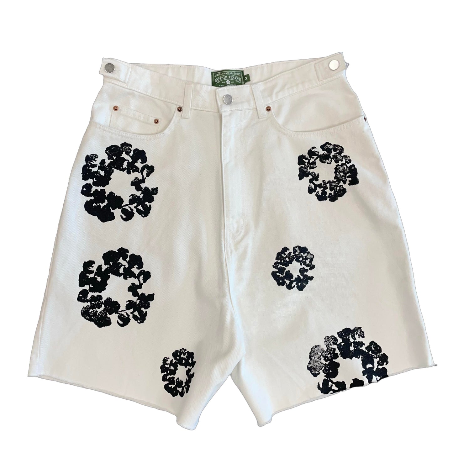 Denim Tears Cotton Wreath Jean Short White