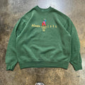 Faded Green Atlanta 1996 Embroidered Crew