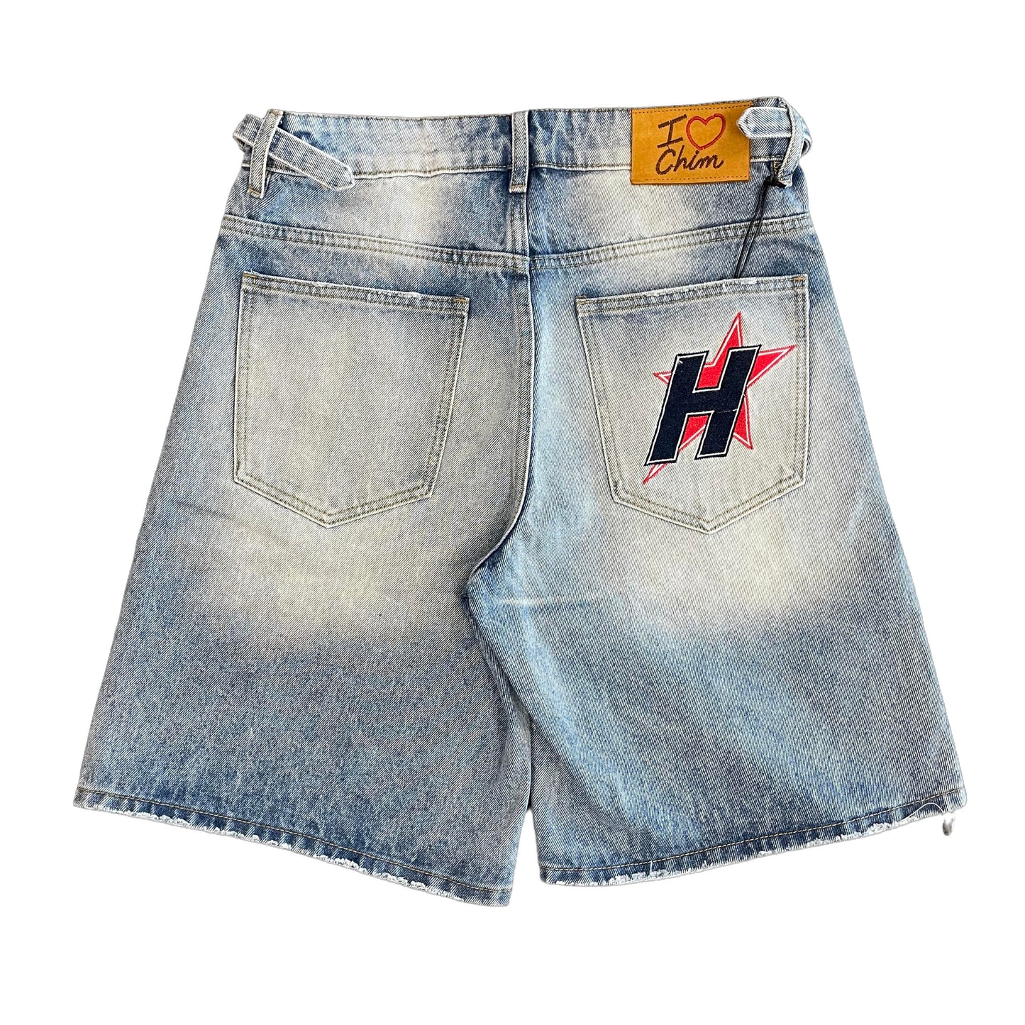 HMDD H Star Crystal Jorts