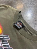 Harley Davidson Flame Olive tee