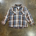 Big Mac Brown Blue White Flannel